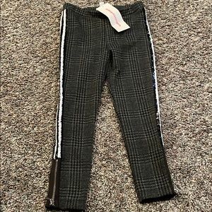 Black sequin leggings 4T new w tags